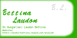 bettina laudon business card